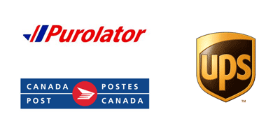 Purolator, UPS, Canada Post